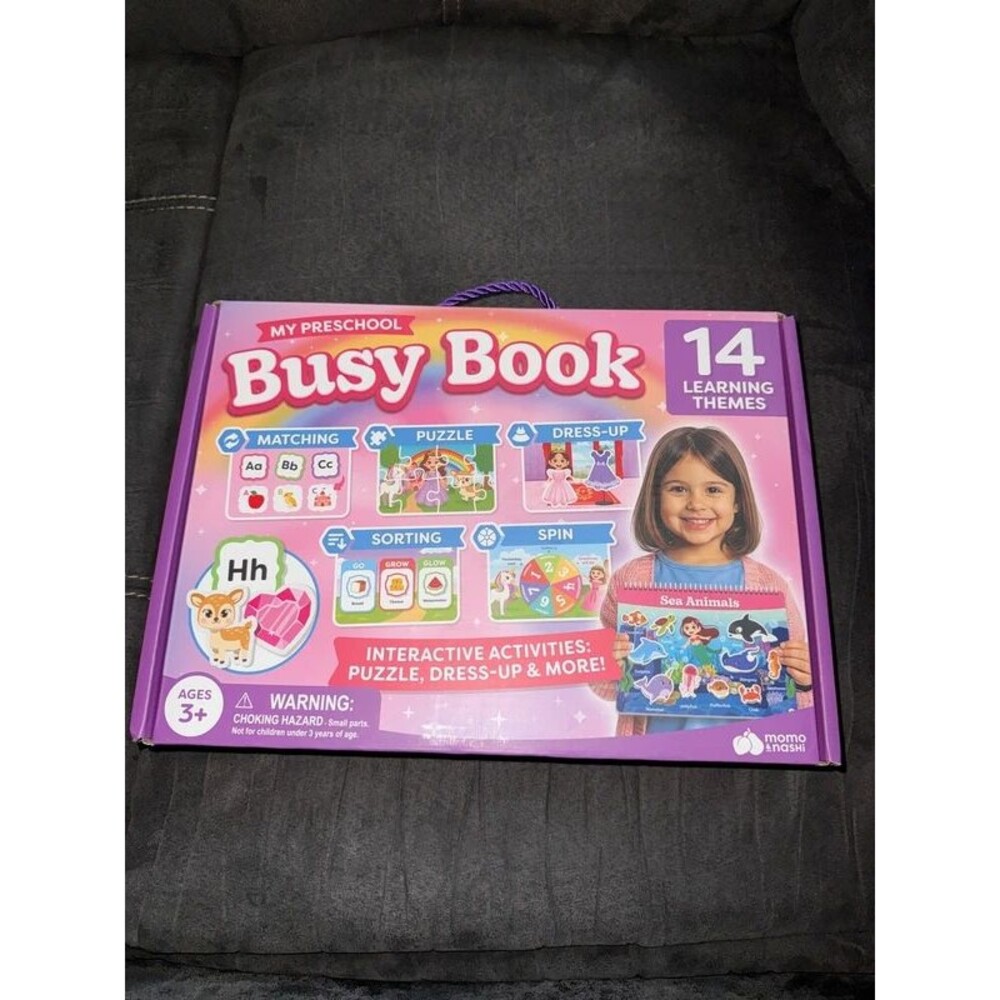 Preschool Busy Book Girls Princess Mermaid